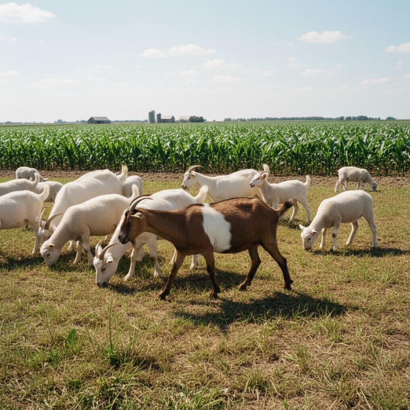 halal livestock at Illinois farm halal livestock at Illinois farm